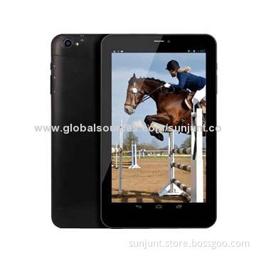 3G Tablet PC with 7-inch IPS Screen, Dual-SIM Cards, Supports GPS, Wi-Fi, Bluetooth, FM